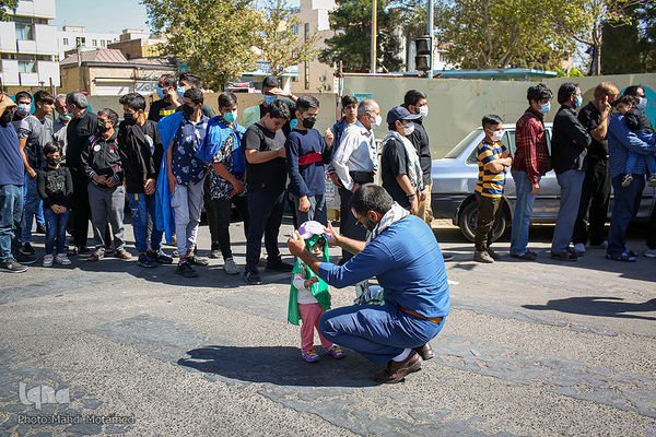 پیاده روی اربعین در قزوین