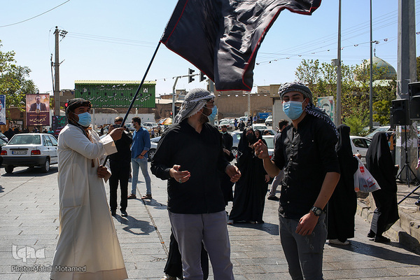 پیاده روی اربعین در قزوین