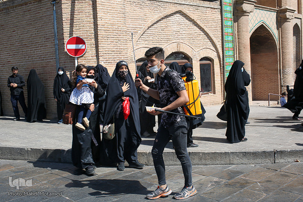 پیاده روی اربعین در قزوین