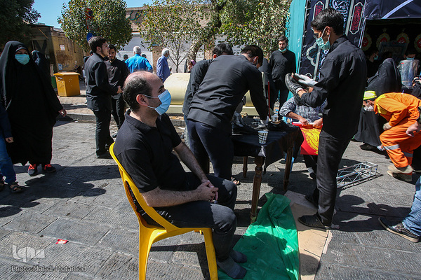 پیاده روی اربعین در قزوین