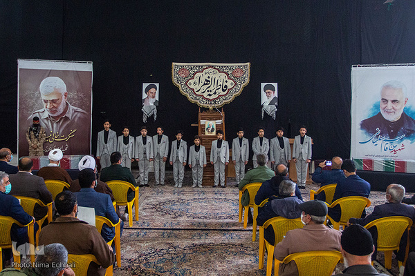 مراسم دومین سالگرد شهادت سردار قاسم سلیمانی در قزوین‎‎