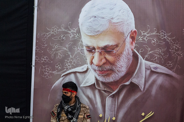 مراسم دومین سالگرد شهادت سردار قاسم سلیمانی در قزوین‎‎