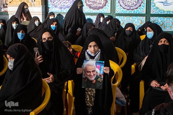 مراسم دومین سالگرد شهادت سردار قاسم سلیمانی در قزوین‎‎