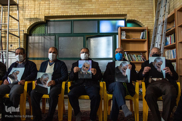 مراسم دومین سالگرد شهادت سردار قاسم سلیمانی در قزوین‎‎