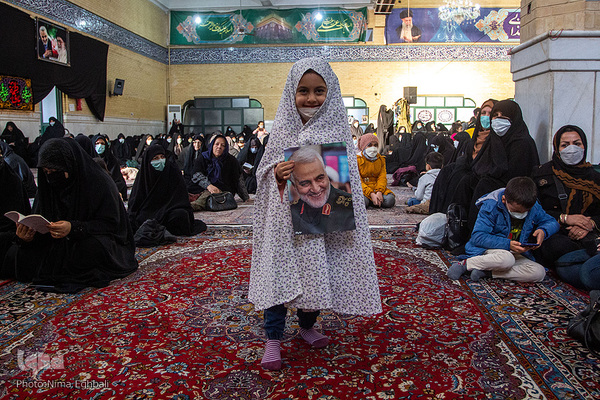 مراسم دومین سالگرد شهادت سردار قاسم سلیمانی در قزوین‎‎