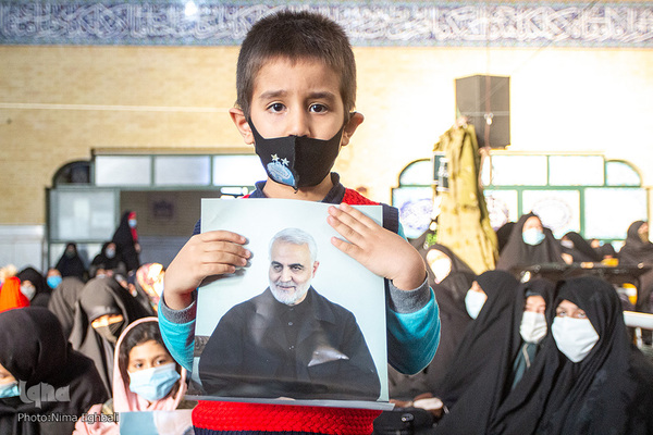 مراسم دومین سالگرد شهادت سردار قاسم سلیمانی در قزوین‎‎