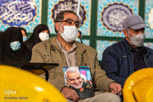 مراسم دومین سالگرد شهادت سردار قاسم سلیمانی در قزوین‎‎