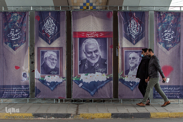 حال و هوای شهر قزوین در دومین سالروز شهادت حاج قاسم سلیمانی‎‎