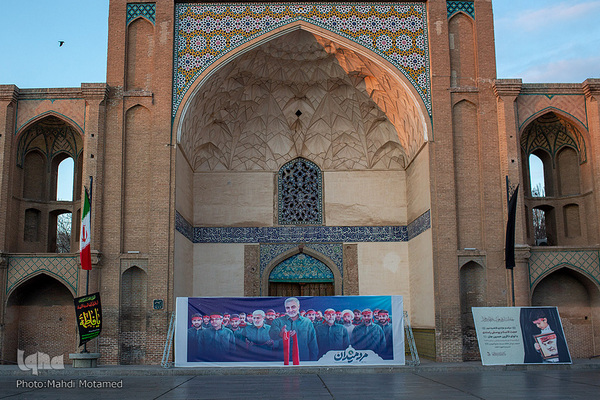 حال و هوای شهر قزوین در دومین سالروز شهادت حاج قاسم سلیمانی‎‎