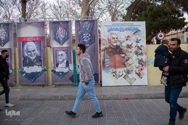 حال و هوای شهر قزوین در دومین سالروز شهادت حاج قاسم سلیمانی‎‎