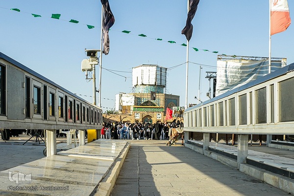 اجتماع پر شور دختران نوجوان در گلزار شهدای قزوین‎‎