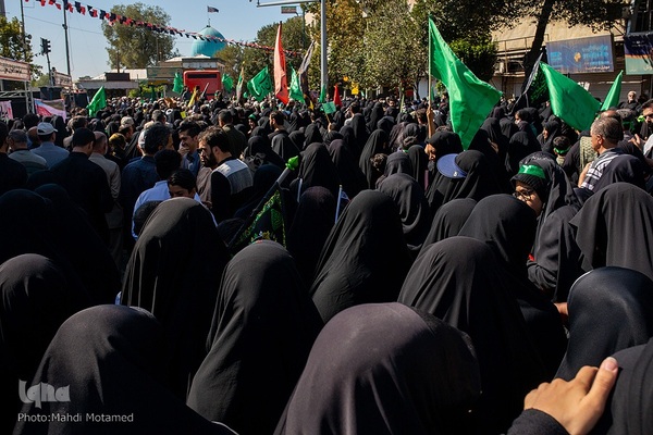 آیین پیاده‌روی جاماندگان اربعین حسینی در قزوین