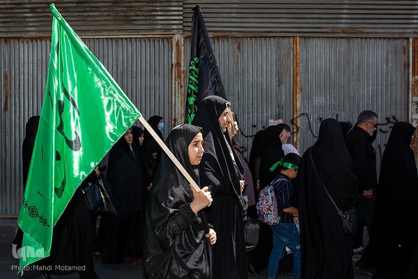 آیین پیاده‌روی جاماندگان اربعین حسینی در قزوین