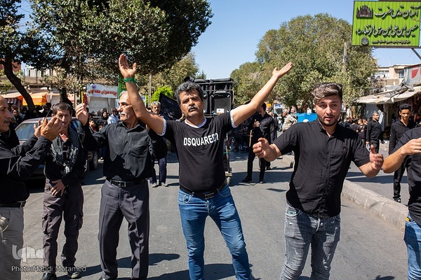 آیین پیاده‌روی جاماندگان اربعین حسینی در قزوین