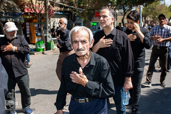 آیین پیاده‌روی جاماندگان اربعین حسینی در قزوین