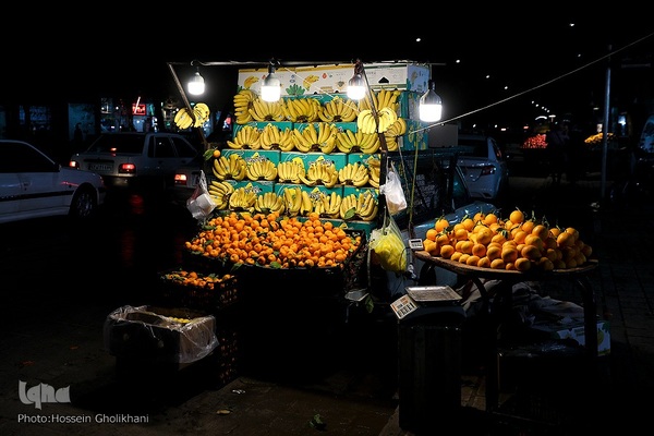 بازار شب یلدا در قزوین