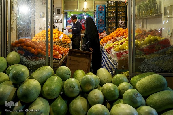 بازار شب یلدا در قزوین