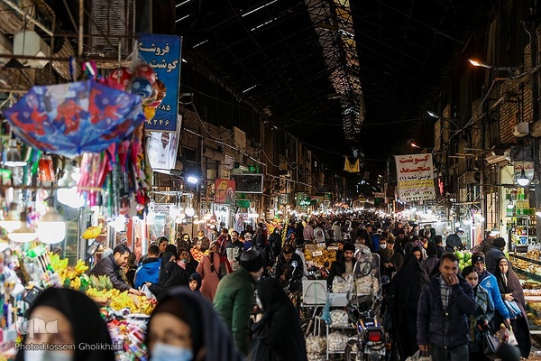 بازار شب یلدا در قزوین