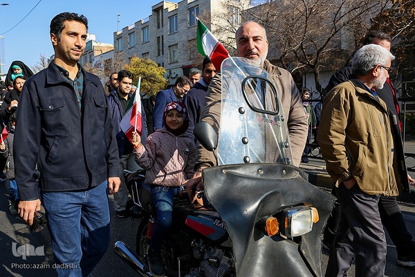 مراسم استقبال از شهدای گمنام در قزوین