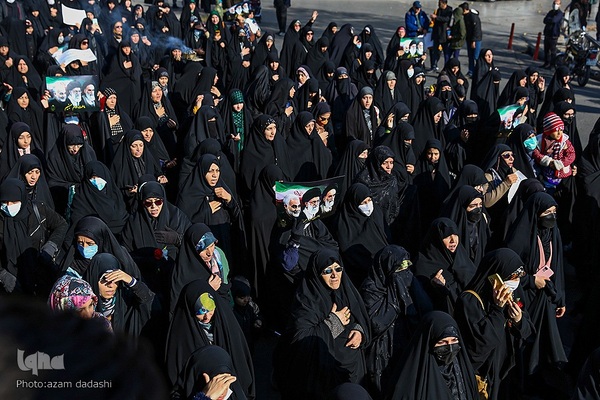 مراسم استقبال از شهدای گمنام در قزوین