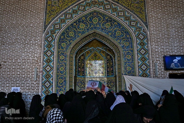 مراسم استقبال از شهدای گمنام در قزوین