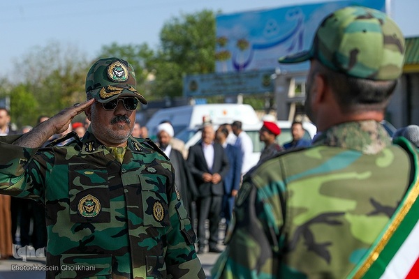 رژه روز ارتش در قزوین