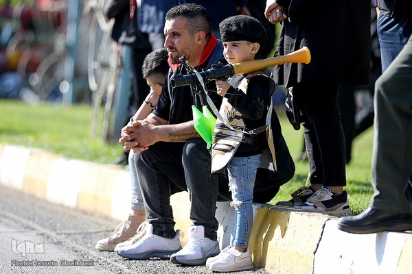 رژه روز ارتش در قزوین