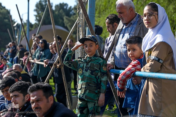 رژه روز ارتش در قزوین