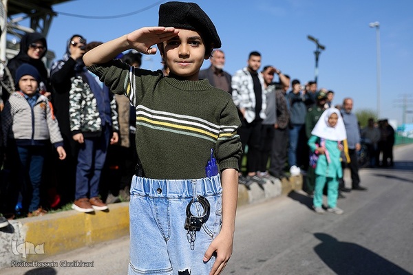 رژه روز ارتش در قزوین