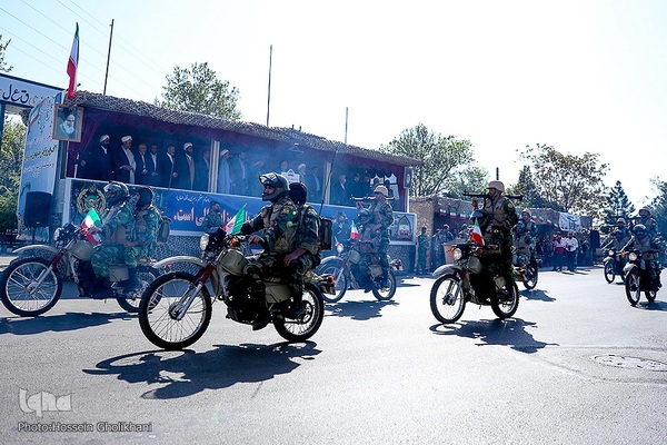 رژه روز ارتش در قزوین