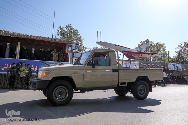 رژه روز ارتش در قزوین