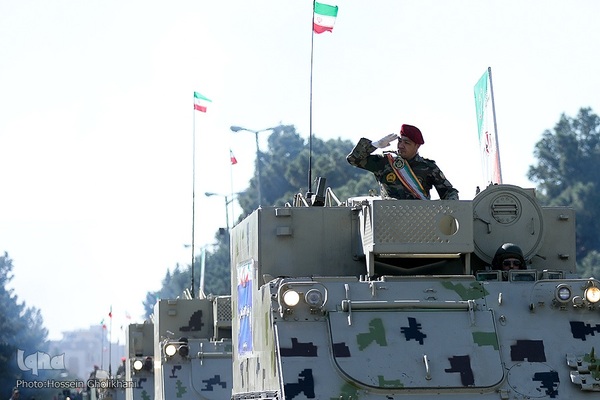 رژه روز ارتش در قزوین