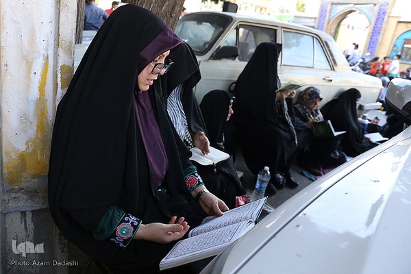 مراسم دعای عرفه در قزوین