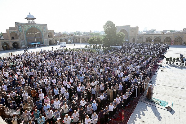 اقامه نماز عید قربان در قزوین