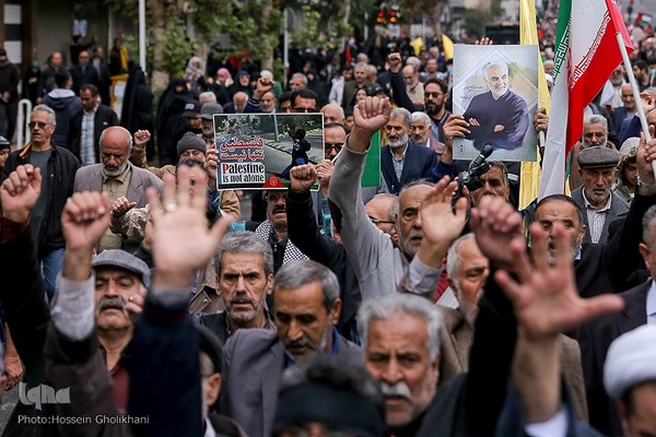 حمایت مردم قزوین از مردم مظلوم فلسطین