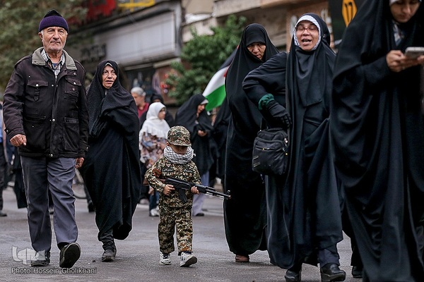 حمایت مردم قزوین از مردم مظلوم فلسطین