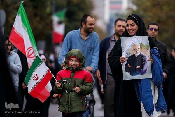 حمایت مردم قزوین از مردم مظلوم فلسطین