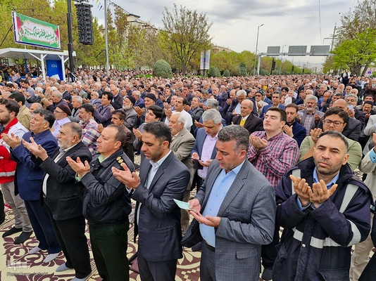 نماز عید فطر در قزوین‎