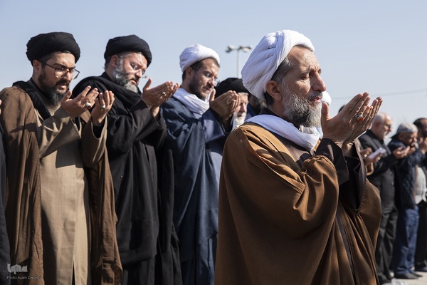 مراسم تشییع ۸ شهید گمنام در قزوین