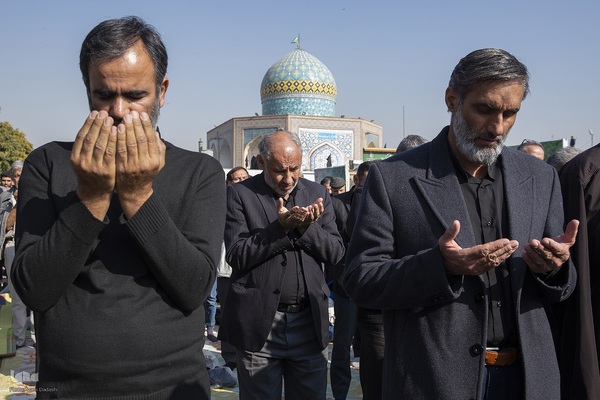 مراسم تشییع ۸ شهید گمنام در قزوین