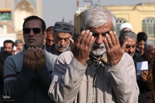 مراسم تشییع ۸ شهید گمنام در قزوین