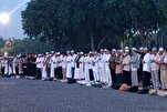 Indonésie : lecture du Coran après la prière du Maghrib lors de la grande réunion 212