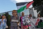 Perarakan Penunjuk Perasaan Membantah Lawatan Netanyahu ke AS di Hadapan Rumah Putih