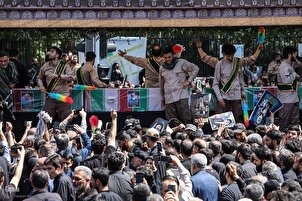 په تهران کې د شهید ولسمشر د جنازې ولولناکې دستورې