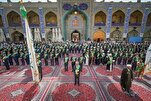 Bendera ya Haram ya Imam Ali (AS) yabadilishwa kabla ya tukio tukufu